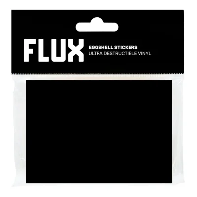 Flux Eggshell Stickers - 50 Stück - Schwarz