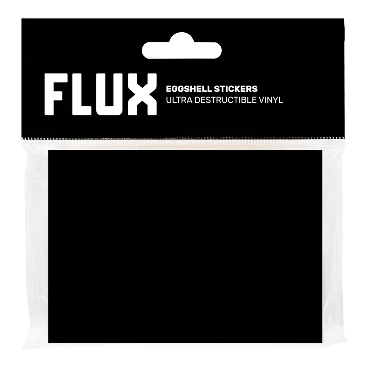 Flux Eggshell Stickers - 50 Stück - Schwarz
