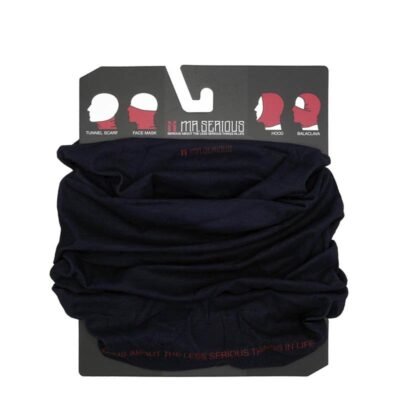 Mr. Serious Tunnel Scarf - Black