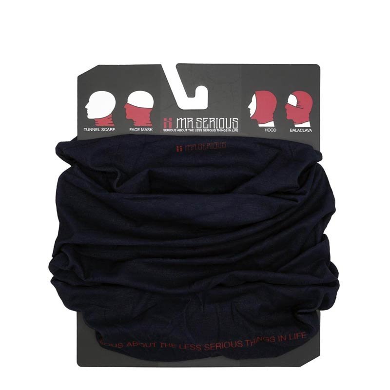 Mr. Serious Tunnel Scarf - Black